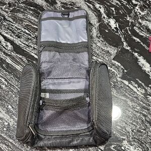 Elegant Black Toiletry Bag for Men